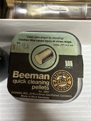 Vintage BEEMAN BASIC AIRGUN CLEANING KIT cat. no. 9074 (S1-3 Q6028