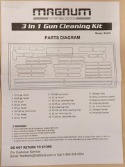3-in-1 Cleaning Kit For shotgun / rifle / pistol