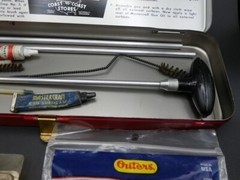 Vintage Mastercraft Coast to Coast Gun Cleaning Kit Tin and Accessories 30 Cal