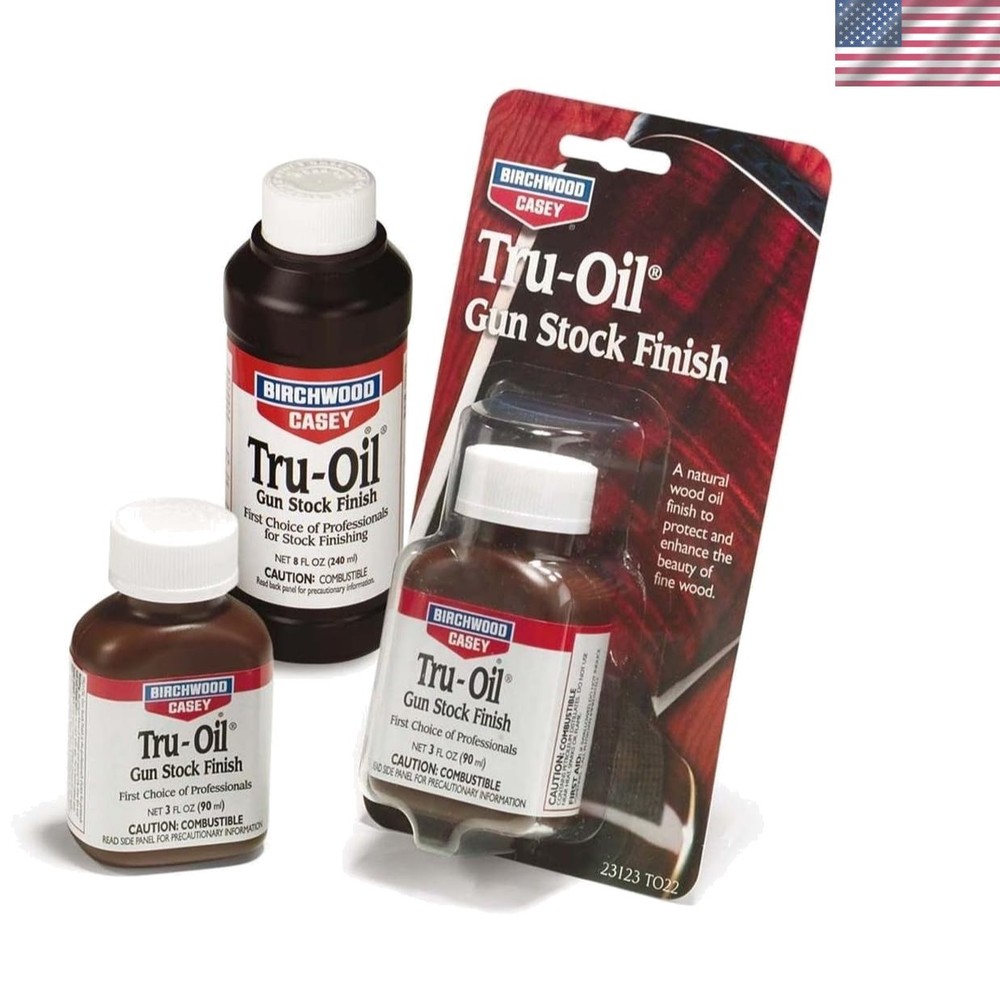 Fast-Drying Long-Lasting Water-Resistant Oil-Based Tru-Oil Stock Finish Bottl…
