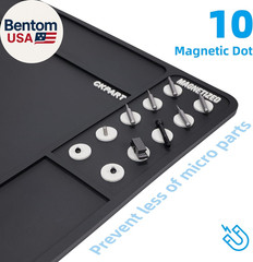 Rifle Gun Cleaning Mat, Anti-Slip Rubber Tactical Magnetic Mat, Gun Maintenance