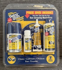 Tetra Gun Cleaning Pack Kit Cleans Lubricates Protects Your Firearms DVD Inside