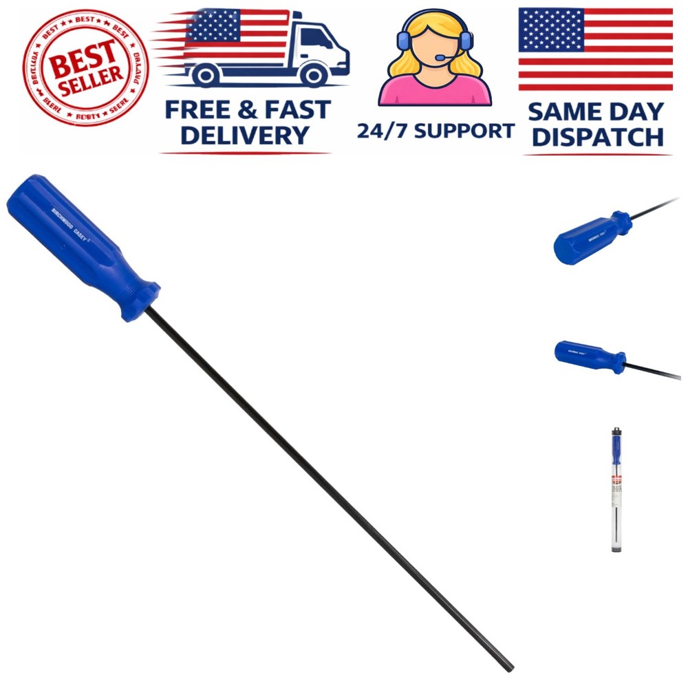 Birchwood Casey 12″ Coated Cleaning Rod for Handgun Care – Professional Quality