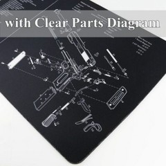 For Glock AR Gun Bench Mat Cleaning Mat Armorers Bench Mat Gaming Mouse Mat
