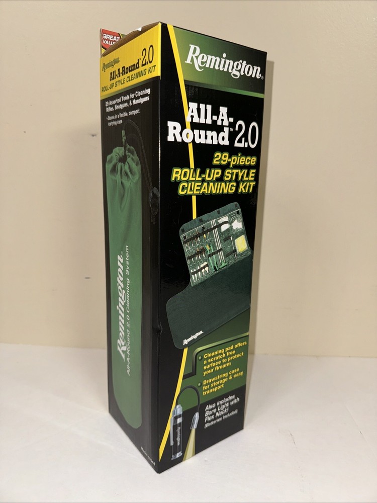 NOS – Remington All-A-Round 2.0 – 29-Piece Roll-Up Style Cleaning Kit