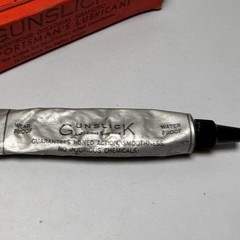Vtg Gunslick Outers Sportsman’s Lubricant Guns Tube W/ Box Graphite Grease