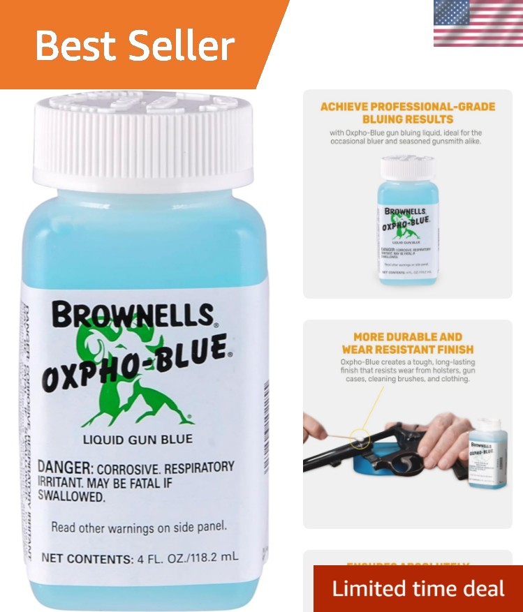 Oxpho-Blue Liquid Gun Blue, Cold Bluing Solution, Gunsmithing Tools Maintenan…