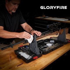Gun Cleaning Kit GLORYFIRE Elite Universal for Shotgun Pistol with Carrying-USA