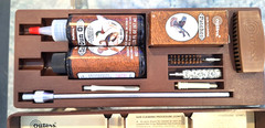 1978 OUTERS Pistol Cleaning Kit Vintage For .357 / .38 / 9mm W/engraved Case