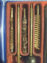 Vintage Pocket Size Handgun Cleaning Kit 22 Caliber CAT.8502 Made In Italy Look!