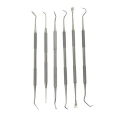 Gun Cleaning Brush & Pick Kit-Double Ended Brass Copper Nylon Steel Brush & Meta