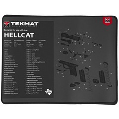 TekMat TEKR20HELLCAT Ultra 20 Cleaning Mat Black/Gray Rubber 15″x20″ Springfiel