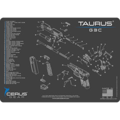 Taurus G3C Pro Armorers Premium Bench Cleaning Mat Cerus Gear