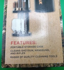 NEW 58 Piece Universal Gun Cleaning Kit, Haas Outdoors, Mossy Oak, Shotgun Shell