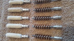 12 Pcs. 410 ga. Cleaning Bore Brushes And Swabs Caliber 410ga Shotgun