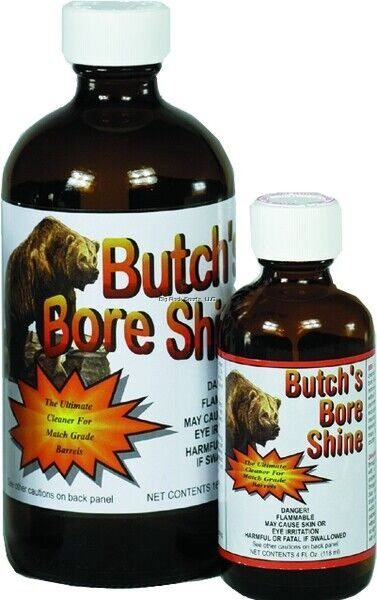 Butchs Bore Shine Cleaning Non Abrasive Chemical Solvent 3.75 oz. Bottle 02937