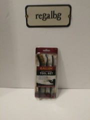 GUN CLEANING TOOL SET, 1 BRASS & NYLON BRISTLE BRUSCH, 1 SLOT & CREVICE PICK (T)