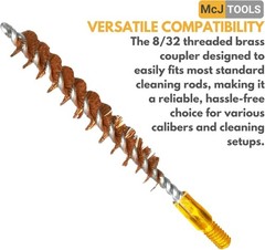 Cost-Effective Bore Brush Set – 10 Bronze Brushes for Gun Maintenance