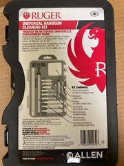 Allen Ruger Universal Handgun Cleaning Kit 18 Piece 380ACP to .45ACP 27836