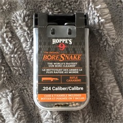 Hoppe’s Barrel Snake .204 Caliber Deep Cleaning Reusable with Case & T-Handle