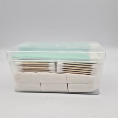 Ultimate Gun Cleaning Kit: Cotton Swabs & Lint-Free Patches in Clear Case