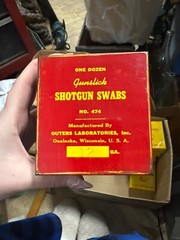 one dozen gunslick shotgun swabs No.474 onalaska wisconsin outers