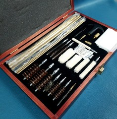 Pair Of Gun Cleaning Kits In Boxes Two Brands Mixed Storage Cases