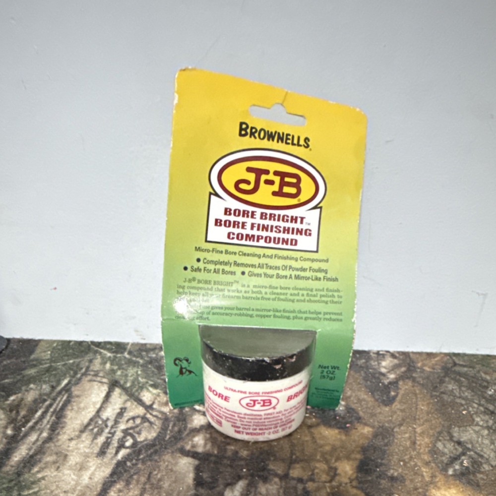 Brownells Cleaning Compound White 2 oz Deep Cleaning Bore Bright 083-065-100