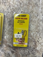 Pro Shot Brass Patch Holder for Shotgun / Slug Gun of All Gauges