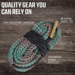 Lightweight Portable Gun Cleaner Rope For Rifles Pistols and Shotguns All-in-One