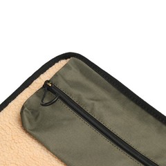 TOURBON Roll-up Rifle Shotgun Cleaning Mat w/Zipper Tool Carry Pouch Soft Padded