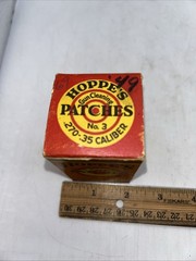 Hoppe’s Gun Cleaning Patches NO. 3 For .270-.35 CAL. Full Box Excellent Display