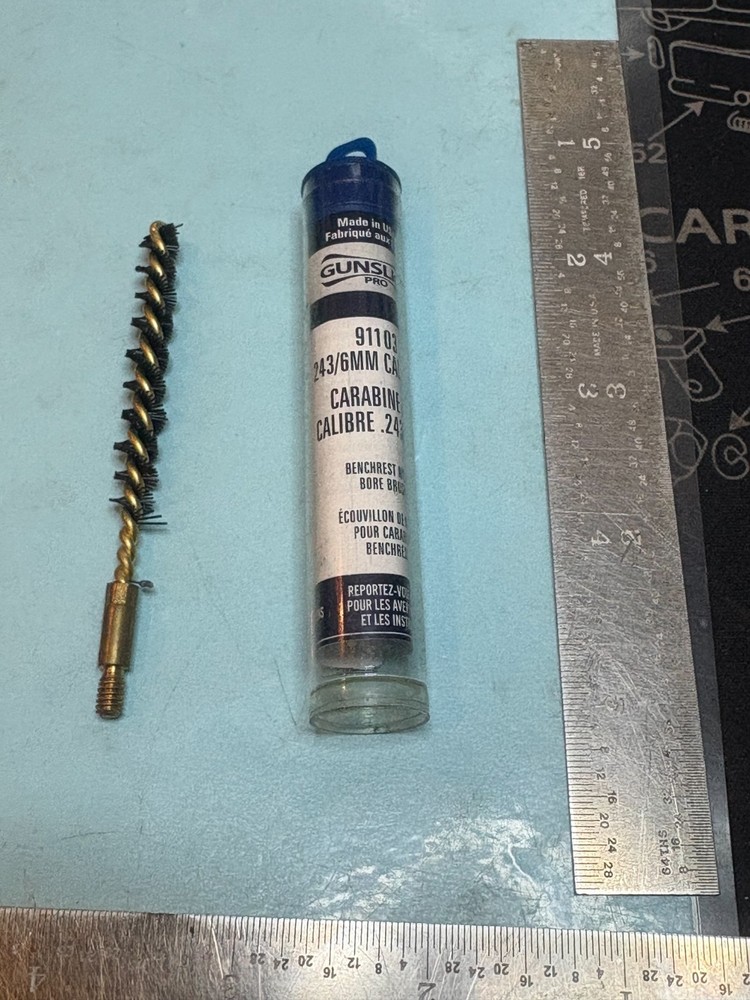 Gunslick Pro Rifle Nylon Bore Brush .243/6mm Caliber NEW