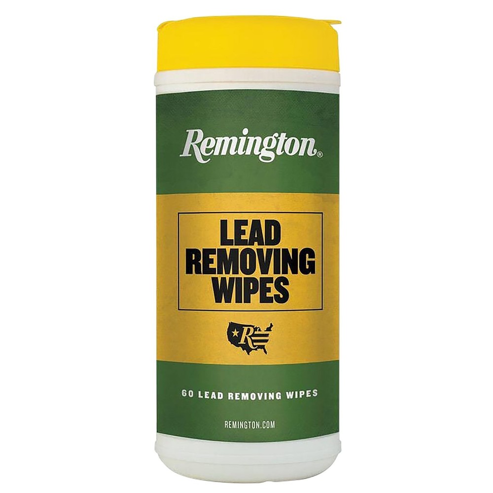 Remington Gun Rifle Lead/Heavy Metal Removing Cleaning Wipes, 60 Count #RLRW