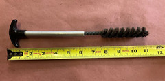 Large Bore Pistol Cleaning Rod and Brush