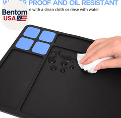 Gun Cleaning Mat, Pistol Mat, Anti-Slip Rubber Gun Mat, Magnetic Pistol Cleaning