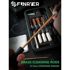 Universal Gun Cleaning Kit for Rifle Pistol Shotgun .17 – .45 Cal. Most Caliber