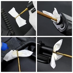 1200pc Gun Cleaning Supplies – 600PCS 1200PCS, White+Brown