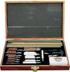 Gunmaster 42 Piece Universal Gun Cleaning Kit Wood Case