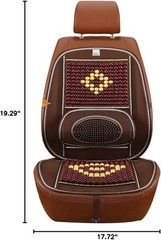 Cojín de Masaje Lumbar Comodo Espalda Universal Para Asiento de Coche Carro Auto