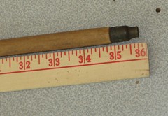 Vintage Early 1900’s Shotgun Cleaning Rod Tool Kit – Wood & Brass – 3 Piece