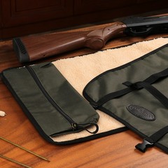 Tourbon Portable Long Gun Cleaning Mat with Tool Storage Pocket Fleece Padded
