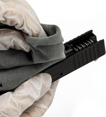 Paños silicon y limpieza armas 12×12 gris sin pelusa pulido y mantenimiento