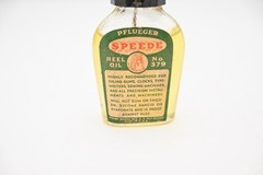Vintage Pflueger Speede Oil Bottle Reel Oil Fishing Tackle No. 379 Almost Full