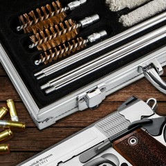 123PC Universal Cleaning Kit For Gun Rifle Pistol Shotgun Cleaner Maintenance
