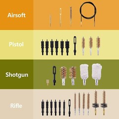 Gun Cleaning Kit Rifle Pistol Shotgun Universal Cleaning Kit for All Calibers