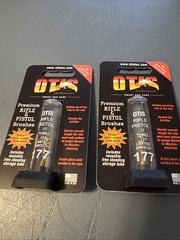 Otis .17 Thru .177 Rifle Pistol 17 Caliber Short Brush 5-40 Thread Base QTY 2