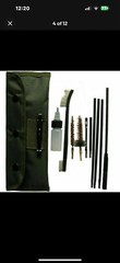 10 Piece .22 22LR .223 556 Rifle Gun Cleaning Kit Nylon Brush Cleaner with Pouch