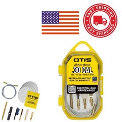 30 Caliber Rifle Cleaning Kit with Cotton Patches for Thorough Residue Removal