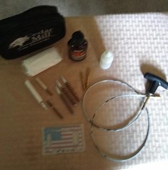 Cedar Mill Fine Firearms cleaning kit Bore Snake CLP pistol/rifle compact case